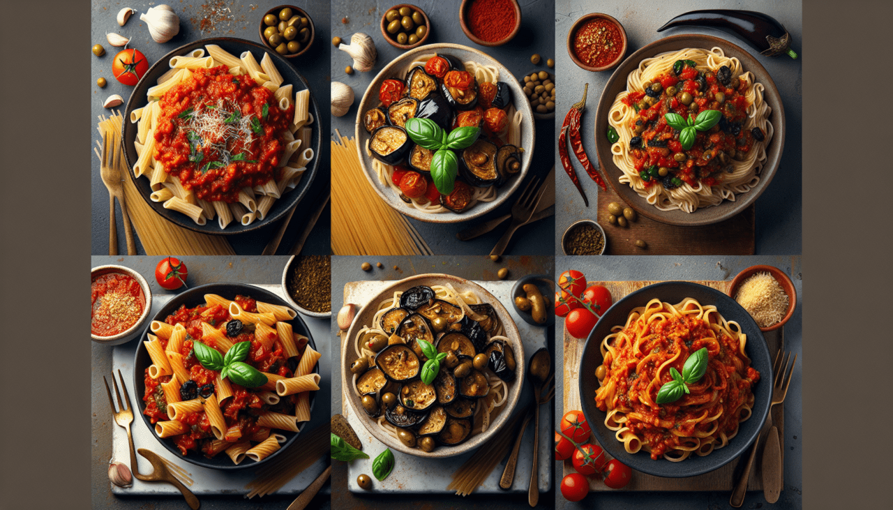 Exploring Delicious Vegan Caponata Pasta Variations